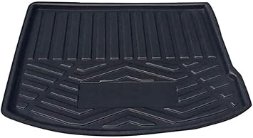 Black Rubber Car Rear Trunk Liner Boot Mat for Mazda 3 Hatchback 2010