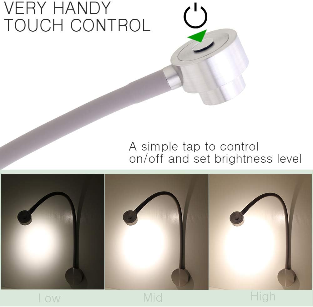 acegoo bedside reading light