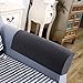 Hanhao Armrest Cover Ultra Thick and Soft Spandex Stretch Pixel Arm Cover for Recliners Sofas Chairs Loveseats Elastic Anti Slip Furniture Armrest Protector for Couch Set of 2 （Grey