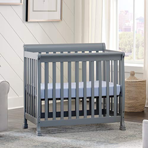 DaVinci Kalani 4in1 Convertible Mini Crib in Grey Greenguard Gold