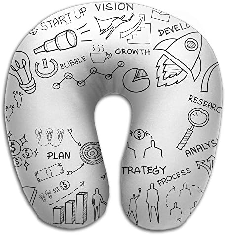 Multifunctional Neck Pillow Office U-Shaped Soft Pillows Convertible Portable For Reading,Sleeping On Airplanes,Train,Car,and Travel