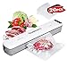 Godmorn Vacuum Sealer Machine, 20Pcs Bags, Dry/Wet Moist, One-Touch Automatic Hands-free, Doubel-Mode Vacuum Packing Machine with and Vacuum Canister Hose White