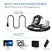 NANW Charger Compatible with Fitbit Versa/Versa Lite Edition Smartwatch, 90° Foldable Charge Stand Dock Replacement Charging Cradle Dock Adapter Holder with 3.9ft USB Cable Accessories