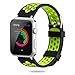 Replacement for Apple Watch Band 38mm 40mm 42mm 44mm,YiJYi Soft Silicone Sport Strap Replacement Wristband iWatch Bands for Apple Watch Series 4,Series 3,Series 2,Series 1 (Green, 42mm/44mm)
