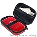 Portable Photo Printer Case for HP Sprocket Portable Photo Printer, Polaroid ZIP Mobile Printer, Lifeprint 2x3 Photo AND Video Printer, Mesh Pocket for Photo Paper and Cable (Polyester Red)