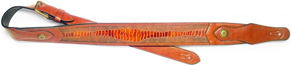 Stagg - Correa de piel sintética acolchada, diseño de piel de ...