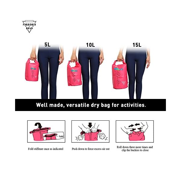 Forbidden-Road-5L-10L-15L-Waterproof-Dry-Bag-8-Colors-Dry-Sack-Roll-Top-Dry-Compression-Sack-Keeps-Gear-Dry-for-Kayaking-Boating-Camping-Canoeing-Fishing-Skiing-Snowboarding-Swimming-Surfing-Sports Forbidden-Road-5L-10L-15L-Waterproof-Dry-Bag-8-Colors-Dry-Sack-Roll-Top-Dry-Compression-Sack-Keeps-Gear-Dry-for-Kayaking-Boating-Camping-Canoeing-Fishing-Skiing-Snowboarding-Swimming-Surfing-Sports