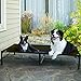 K&H Pet Products Original Pet Cot Elevated Dog Bed Chocolate/Black Mesh X-Large 32 X 50 X 9 Inches
