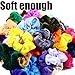 ZZICEN Hair Scrunchies Velvet Elastic Hair Bands Scrunchy Hair Ties Ropes Scrunchie for Women or Girls Hair Accessories - 46 Assorted