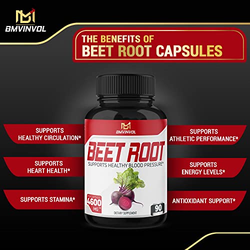 Beet Root Capsules 4600mg Herbal Equivalent 11in1 Powerful Blend of