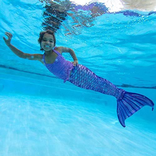 Fin Fun Fantasy with Included Monofin Swimmable Mermaid Tail for Kids