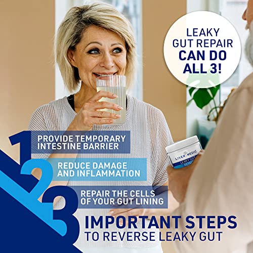 Liver Medic Leaky Gut Repair, Gut L Glutamine Powder, for Optimal Gut