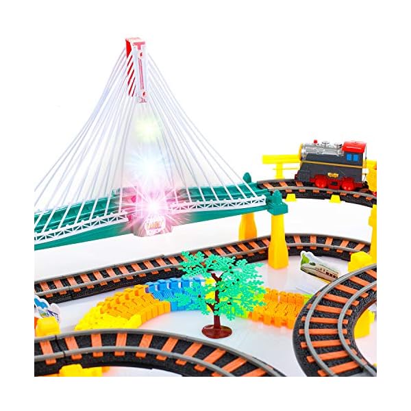 Kinderplay Eisenbahn Kinder Elektrisch | Zug für Kinder | Elektrische Eisenbahn Kinder, KP0635 – Bild 4