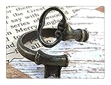 Skeleton Key Ring Antique Bronze Vintage Adjustable Jewelry Wraparound Spoon Ring