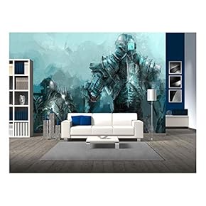cybernetics Army, Concept Art Soldiers - Removable Wall Mural | Self-Adhesive Large Wallpaper - 66x96 inches