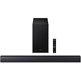 Samsung B-Series Soundbar HW-B550F 2.1 ch DTS Virtual:X Soundbar with Subwoofer (2025 Model) Voice Enhance Mode, Bass Boost, Adaptive Sound