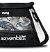 SevenBlu RFID Secret Travel Neck Stash (Large) - Fits Kindle - Hidden Travel Wallet | Money Belt and Passport Holder (Black)