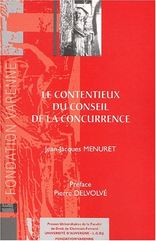 Le  contentieux du Conseil de la concurrence