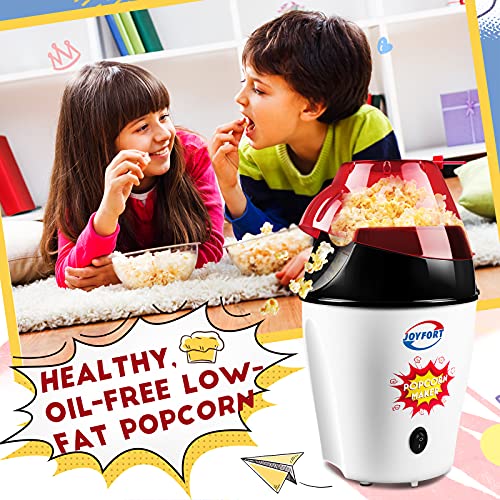 Joyfort Popcorn Machine Air Popper Popcorn Maker 1300W Hot Air Popcorn