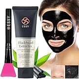Black Mask Blackhead Remover Purifying Black Peel Off Mask - Activated Charcoal Deep Cleansing Facial Acne Pore Cleaner 80g