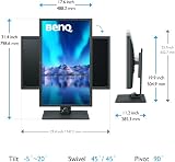 BenQ SW321C 32" 4K Photographer Monitor AQcolor USB-C 60W HDR Hardware view 3