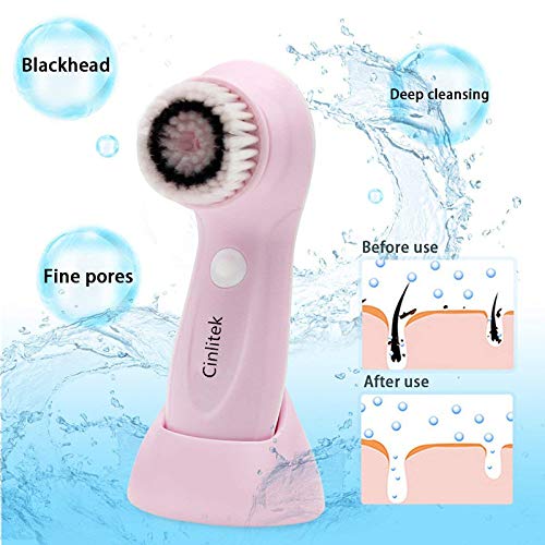 Face Cleansing Brush, 3 in 1 Electric Rotating Facial Cleansing Brush