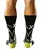 Yo Sox Perfect Landing Funky Men's Crew Socks for Dress or Casual Wear Size 7-12