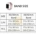MadeforOnline : Band Compatible with Apple Watch 44mm 42mm 40mm 38mm Soft Silicone Waterproof Replacement Band iWatch Bands Wristband for Series 4,3,2,1, Nike+, S/M M/L (Pink Sand, 40/38mm S/M)