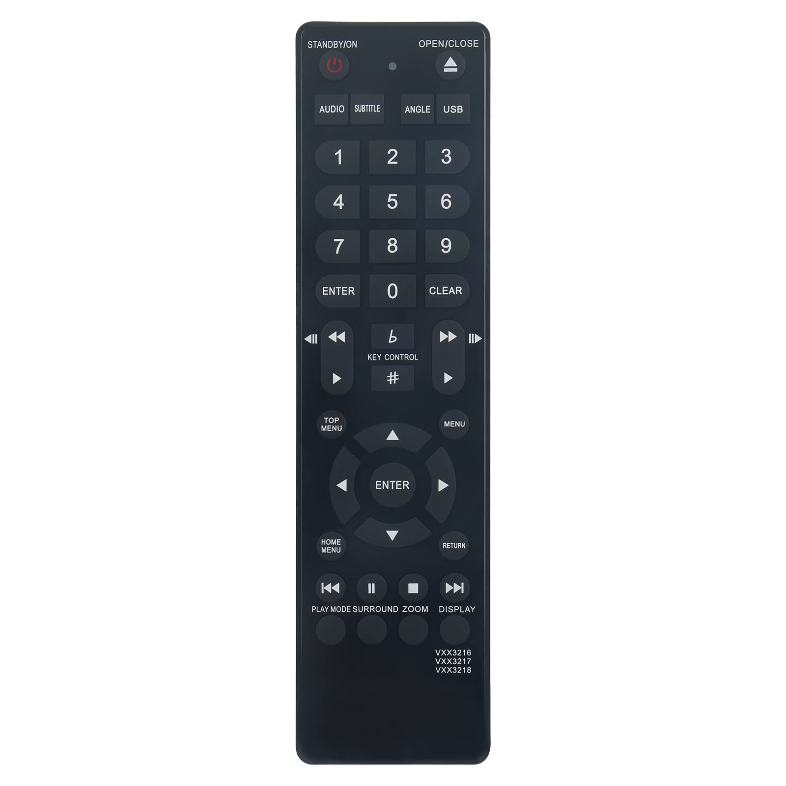 VINABTY VXX3216/VXX3217/VXX3218 Replaced Remote Control dedicated for Pioneer Blu-Ray DVD Recorder DV-400V-K DV-463 DV-270 DV-271 DV-275 DV-360 DV-464 DV-2650 DV-266-S DV-353 DV-466-K DV-270-S