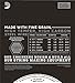 D'Addario XL Chromes Flat Wound Bass Guitar Strings - ECB81-5 - 5 String - Long Scale - Regular Light, 45-132
