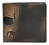 House of Jack Co. Men's Skull Embossed Bifold Wallet 4
