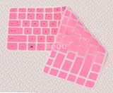 Bodu Colorful Keyboard Protector for HP Pavilion G4 G6 M4; Envy 4 6 15 Pro; DM4 DV4; HP 450 1000 2000; Presario 431 430 450 Q43 CQ57 CQ45,Pavilion TouchSmart 14-B137TX,242 G1 246 G1 (Pink)