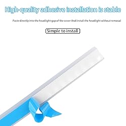Car LED Headlight Strip Lights, Exterior Dual Color