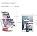 Cell Phone Stand, ZTON Aluminum Metal Tablet Stand, Mobile Phone Holder for iPhone iPad Samsung for Desk Table Bedroom Kitchen (Rose Gold)
