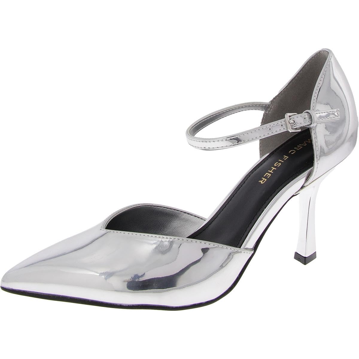 Marc Fisher Women’s Haben Pump, Silver 040, 10