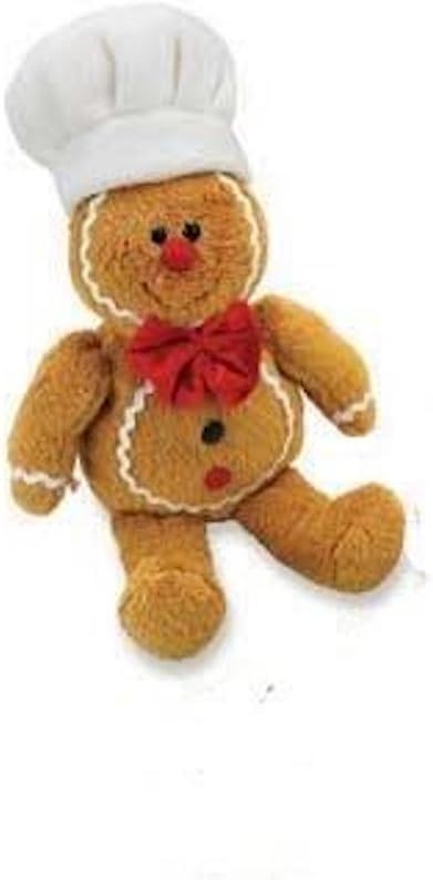 Quality Soft Gingerbread Man Chef / Cook / Baker with Dickie Bow Made In Thirsk, Yorkshire