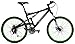 2020 Gravity FSX 2.0 Dual Full Suspension Mountain Bike with Disc Brakes (Matt Black with Green Wheels, 15inch)thumb 1