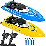 2 Pack Remote Control Boats for Pools and Lakes for