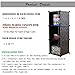 UNICOO - Multi Use DIY 12 Cube Organizer, Bookcase, Storage Cabinet, Wardrobe Closet (Regular Cube, Black)