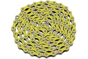 Alta YBN Bicycle Chain Twotone, (Single-Speed, 1/2 x 1/8-Inch, 112L) Multiple Colors