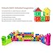 MICHLEY Kids Plastic Builders Blocks, 100 pcs Building Blocks Play Set for Children