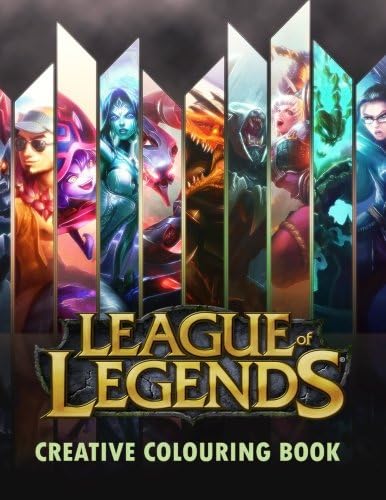 League of Legends Creative Colouring: LOL, LoL, Creative colouring, Gamer, Esports, Riot Games, Gaming, Gaming books, League of Legends, Twitch, ... Fnatic, FNC, Team solo mid, TSM, CLG, SKT