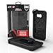 Samsung Galaxy S7 Case, Zizo [Bolt Series] w/ [Galaxy S7 Screen Protector] Kickstand [12 ft. Military Grade Drop Tested] Holster Clip - Galaxy S7 G930