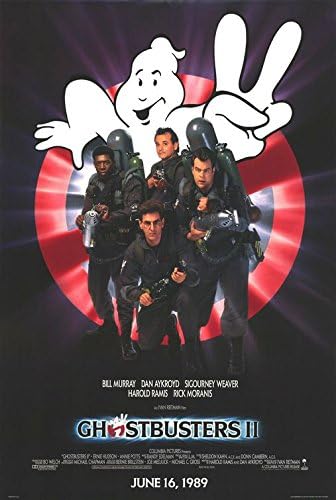 Amazon Com Ghostbusters Ii 1989 Original Movie Poster 1 Sheet 27x41 Single Sided Bill Murray Dan Aykroyd Sigourney Weaver Harold Bamis 1 Everything Else