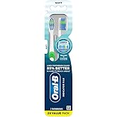 Oral-B Pro Health Fights Plaque &amp; Tartar, 2 Count Soft Manual Toothbrush Pack, Indicator Bristles, Plaque Fighter, Gentle on Teeth