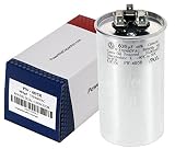 60+5 MFD uf Micro Farad 370 or 440 Volt Dual Run Round Capacitor PW-60/5/370-440R for Condenser Straight Cool or Heat Pump Air Conditioner - Guaranteed to Last 5 Years