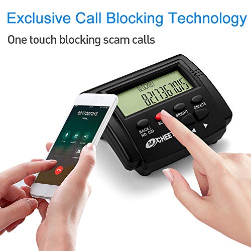 Call Blocker for Landline Phones, MCHEETA V4000 Premium Phones with Call Blocking, One Touch