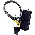 for Dell Motherboard with 6 Pin Port 24 Pin to 6 Pin ATX PSU Power Adapter Cable 13.3-inch(34cm)