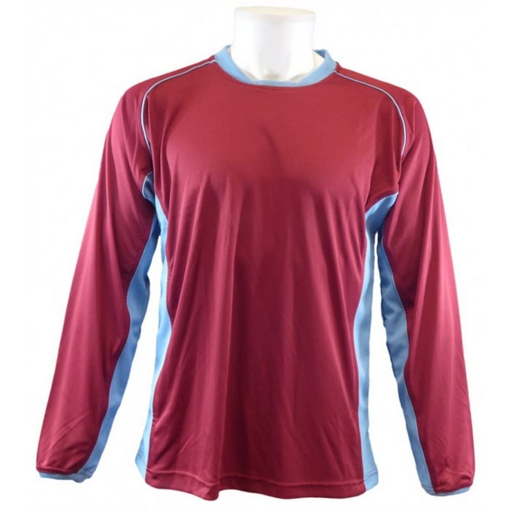 Carta Sport CJLM6 XL Football FB Jersey London Panel Maroon/Sky (46-48''), Solid, Multi-Colour