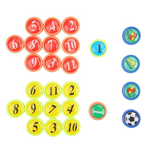 FOCCTS Magnetic Soccer Tactic Coaching Board with 26 Magnets, Dry Erase Marker, Eraser, Foldable and - //coolthings.us